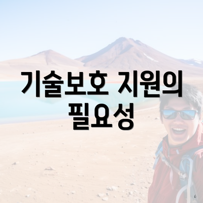 기술보호 지원의 필요성