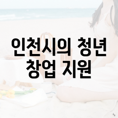 인천시의 청년 창업 지원