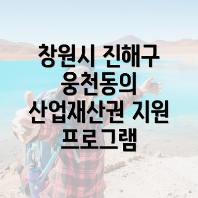 창원시 진해구 웅천동의 산업재산권 지원 프로그램
