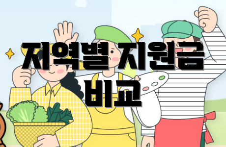 지역별 지원금 비교