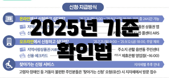 2025년 기준 확인법