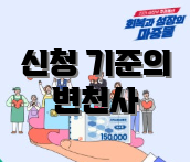 신청 기준의 변천사