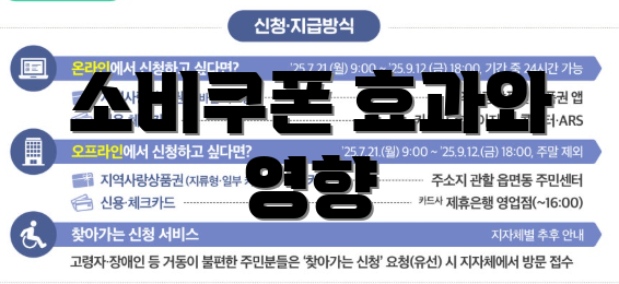 소비쿠폰 효과와 영향