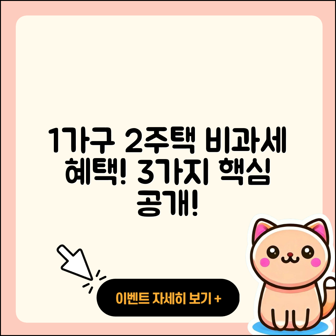 일시적 1가구 2주택 비과세 혜택 3가지